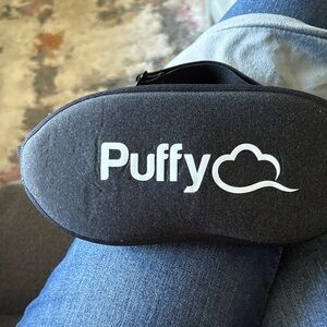 Puffy Gray luxurious Sleep Mask